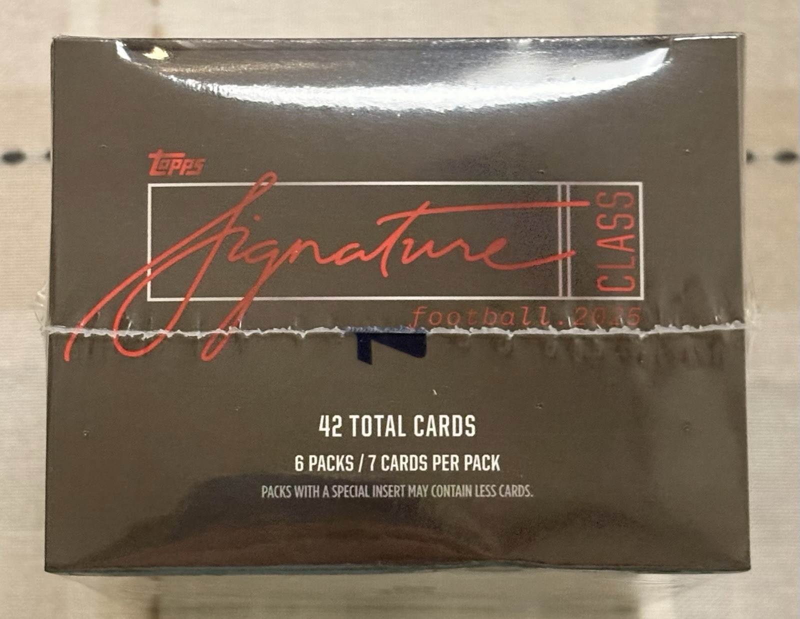 2025 Topps Signature Class Football Factory Sealed Value Box