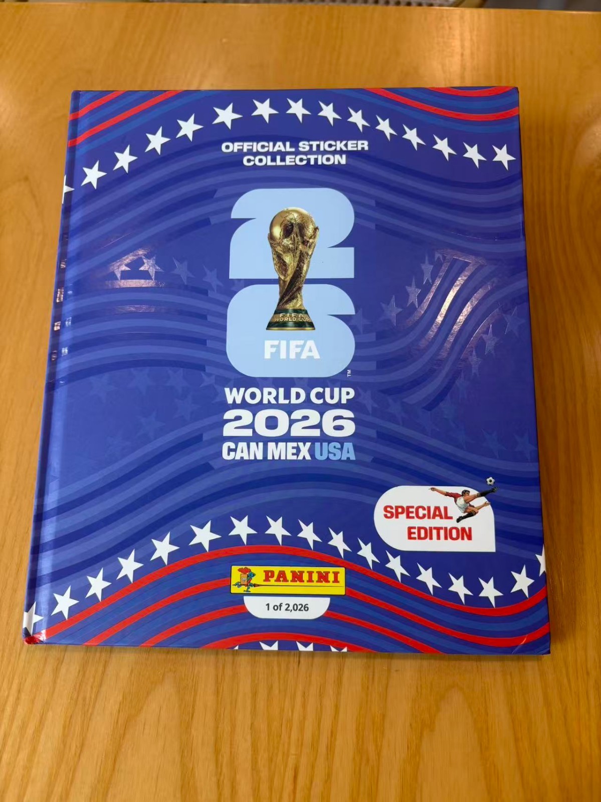 2026 Panini FIFA World Cup Hardcover Album USA 1 of 2026 Edition Limited