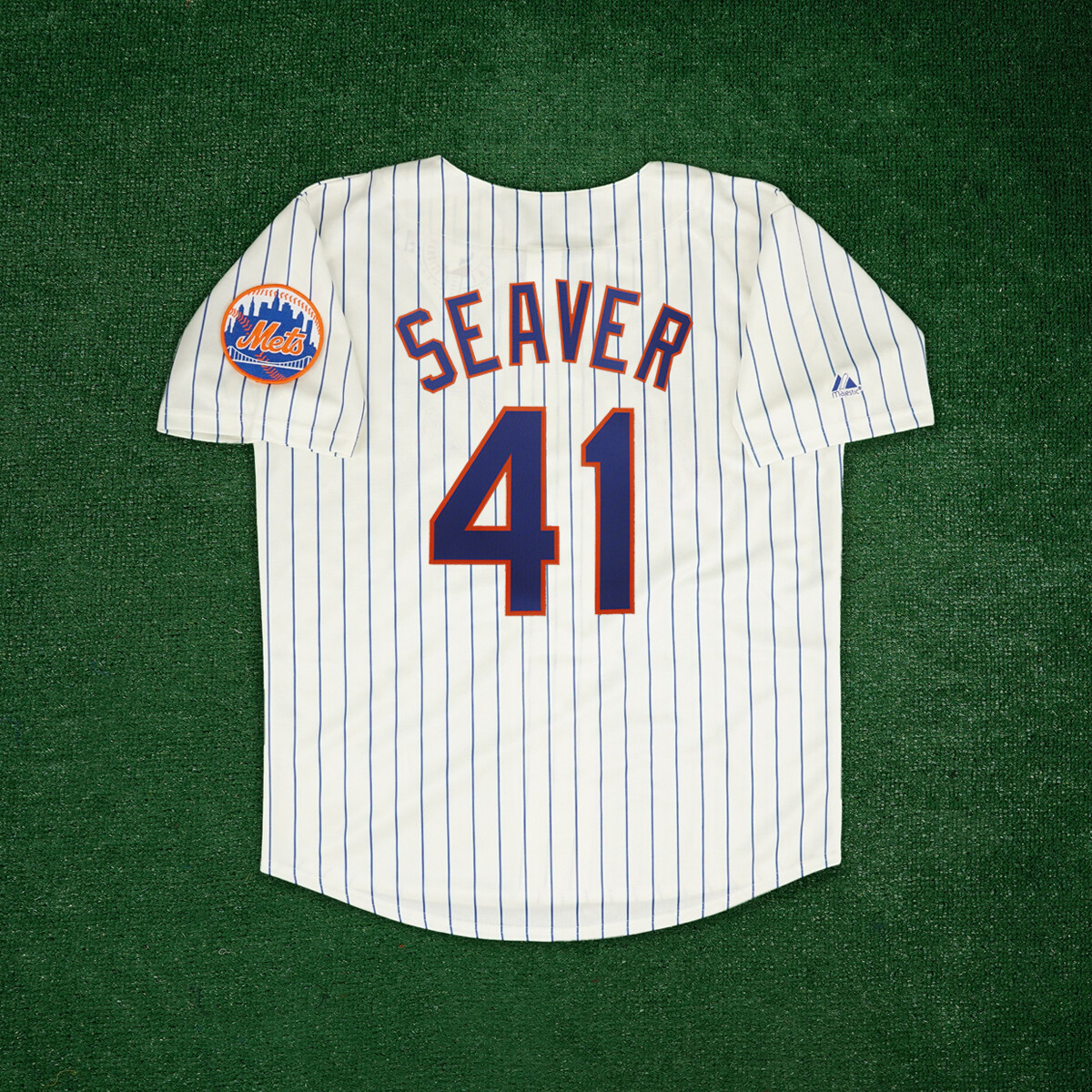 Tom Seaver New York Mets Men’s Alternate Ivory Jersey w/ Team Patch