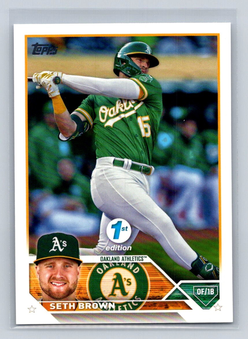 2023 Topps 1st Edition #148 Seth Brown Oakland Athletics A37