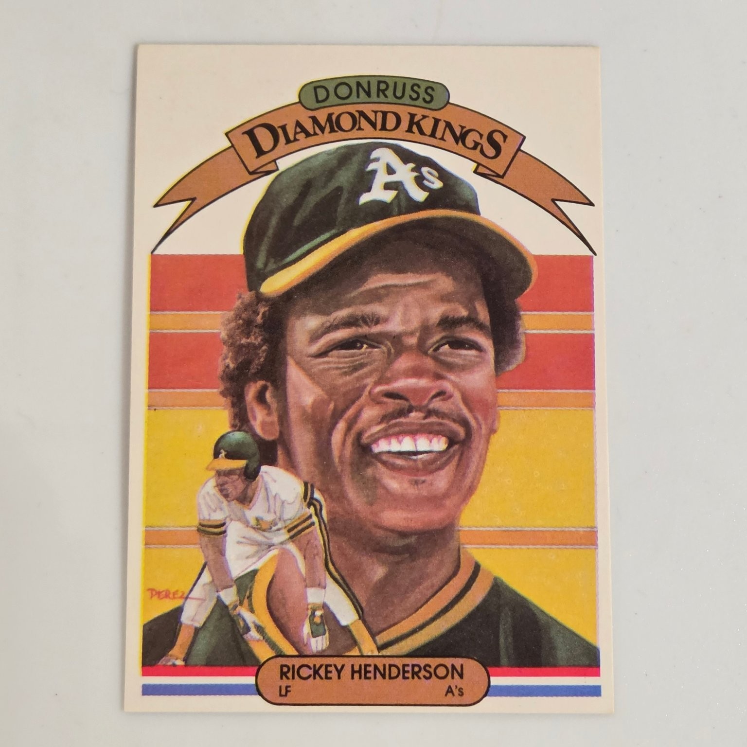 Rickey Henderson Oakland A’s 1983 Diamond Kings Donruss #11