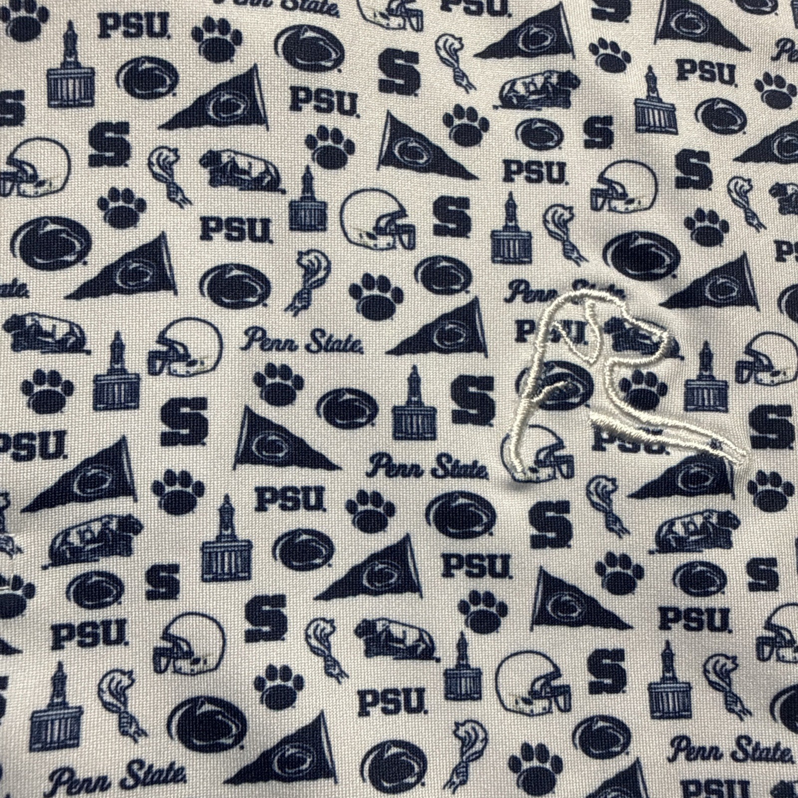 Men’s Short Sleeve Polo Size L The Penn State Game day