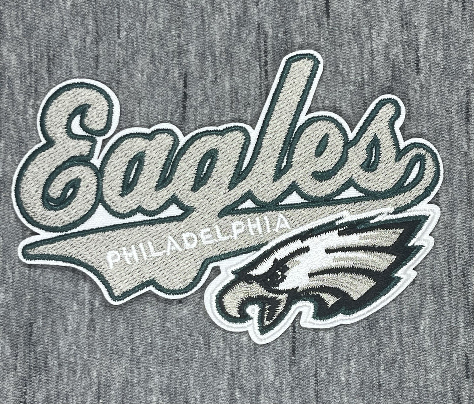 PHILADELPHIA EAGLES EMBROIDERED IRON ON PATCH 2.75” X 4.0” FREE SHIPPING
