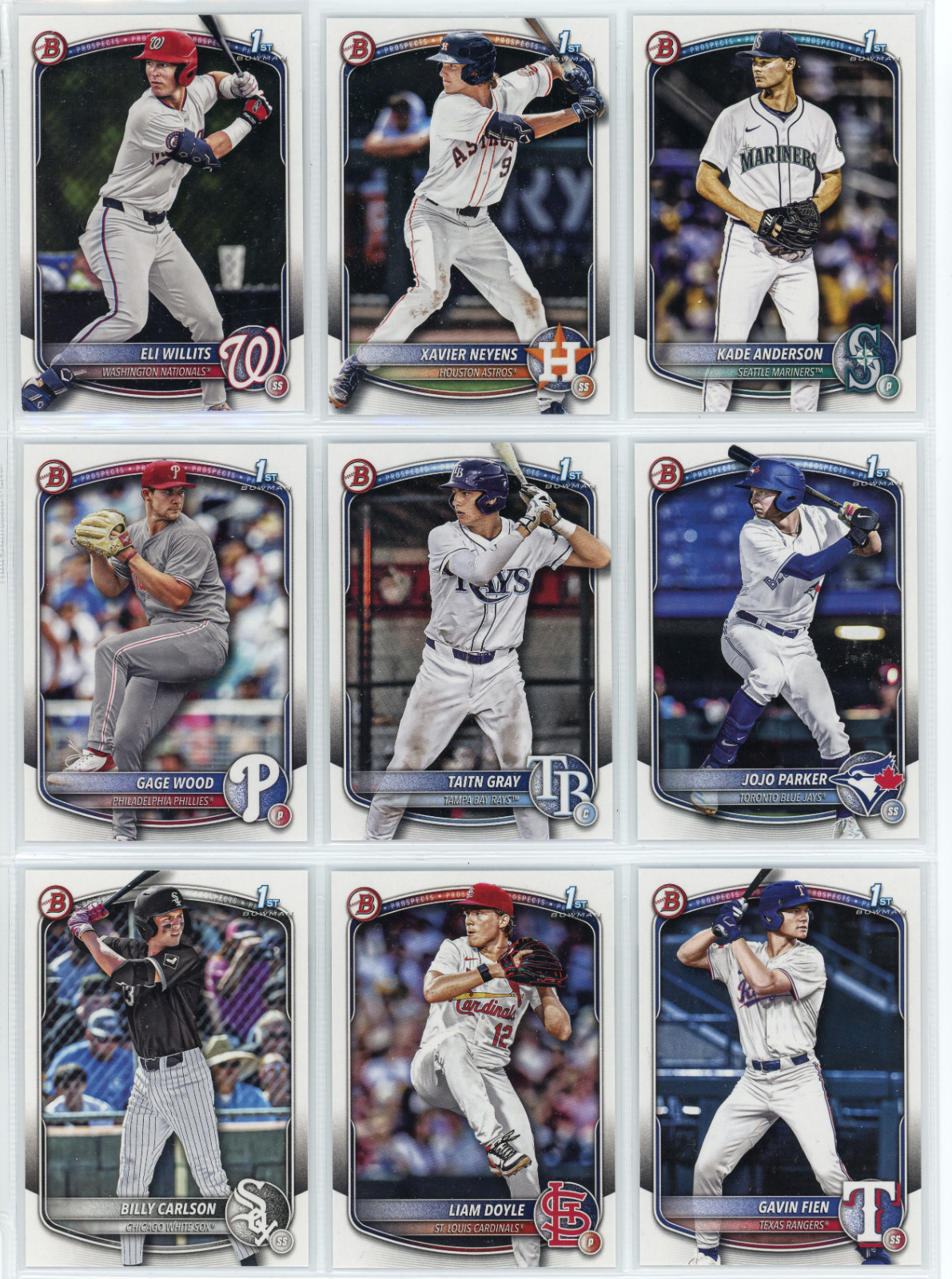 2025 Bowman Draft – Paper Base – #BD-1 – BD-200 – You Pick/Choose
