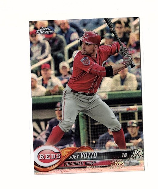 Joey Votto 2018 Topps Chrome #123 Refractor