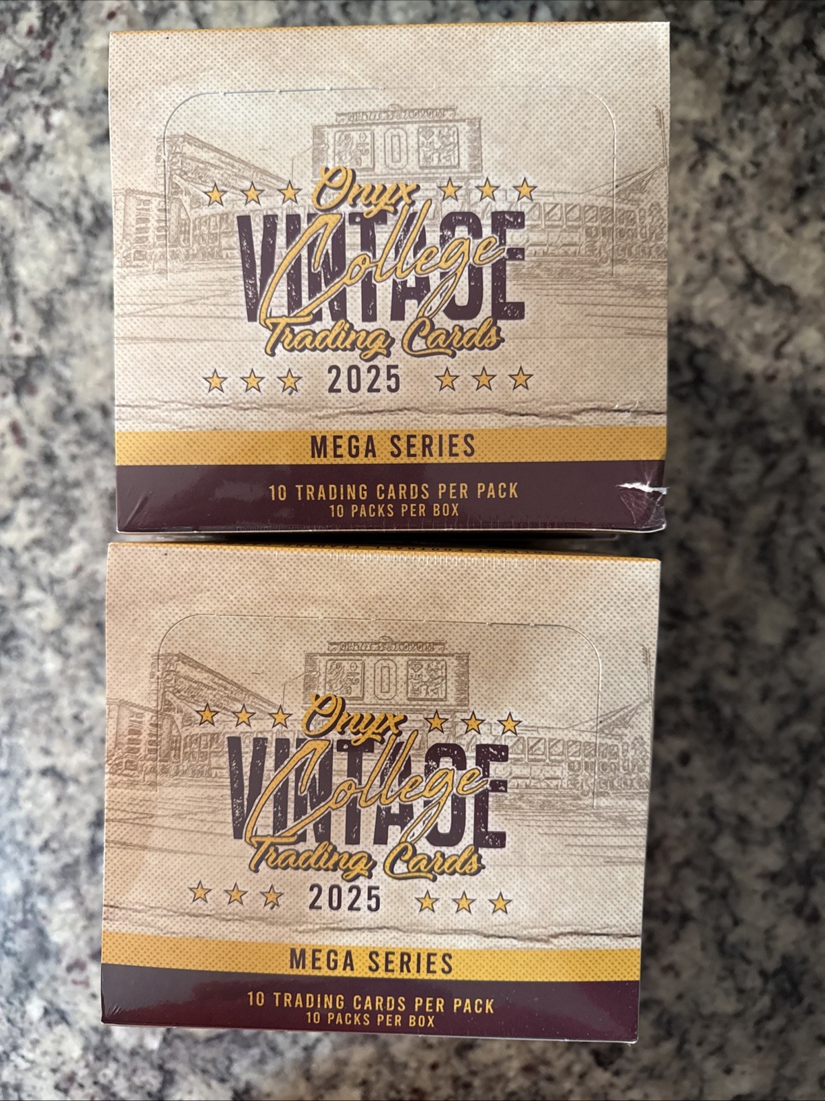 JUST RELEASED 2025 Onyx Vintage College Football Mega BOX 10 Autographs | SEALED