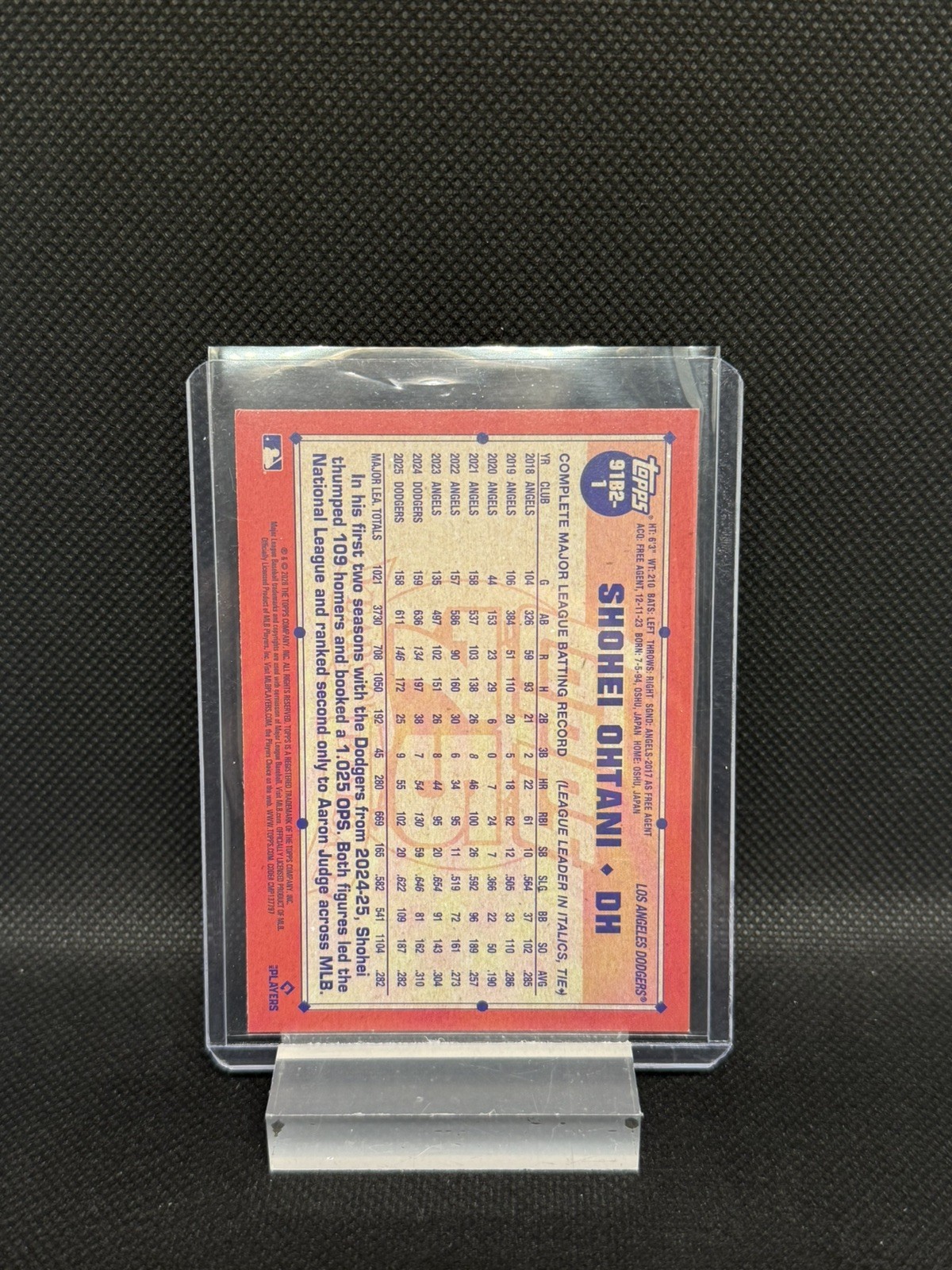 2026 Topps Series 2 1991 Baseball – Shohei Ohtani #91B2-1 – LA Dodgers