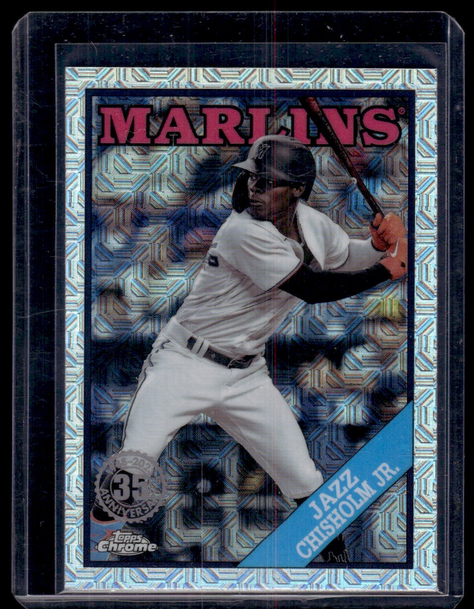 2023 Topps Chrome MOJO Jazz Chisholm Jr. Miami Marlins #T88CU-26