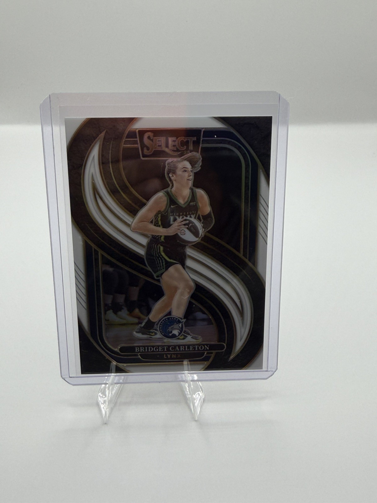 2025 Panini Select WNBA Bridget Carleton White Prizm /99 Premier #193 Lynx