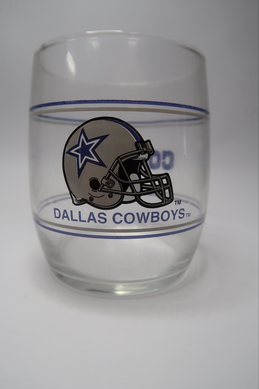 Set of 6 Vintage Dallas Cowboys Glasses Tumblers Whiskey Rocks NFL 12 oz B28