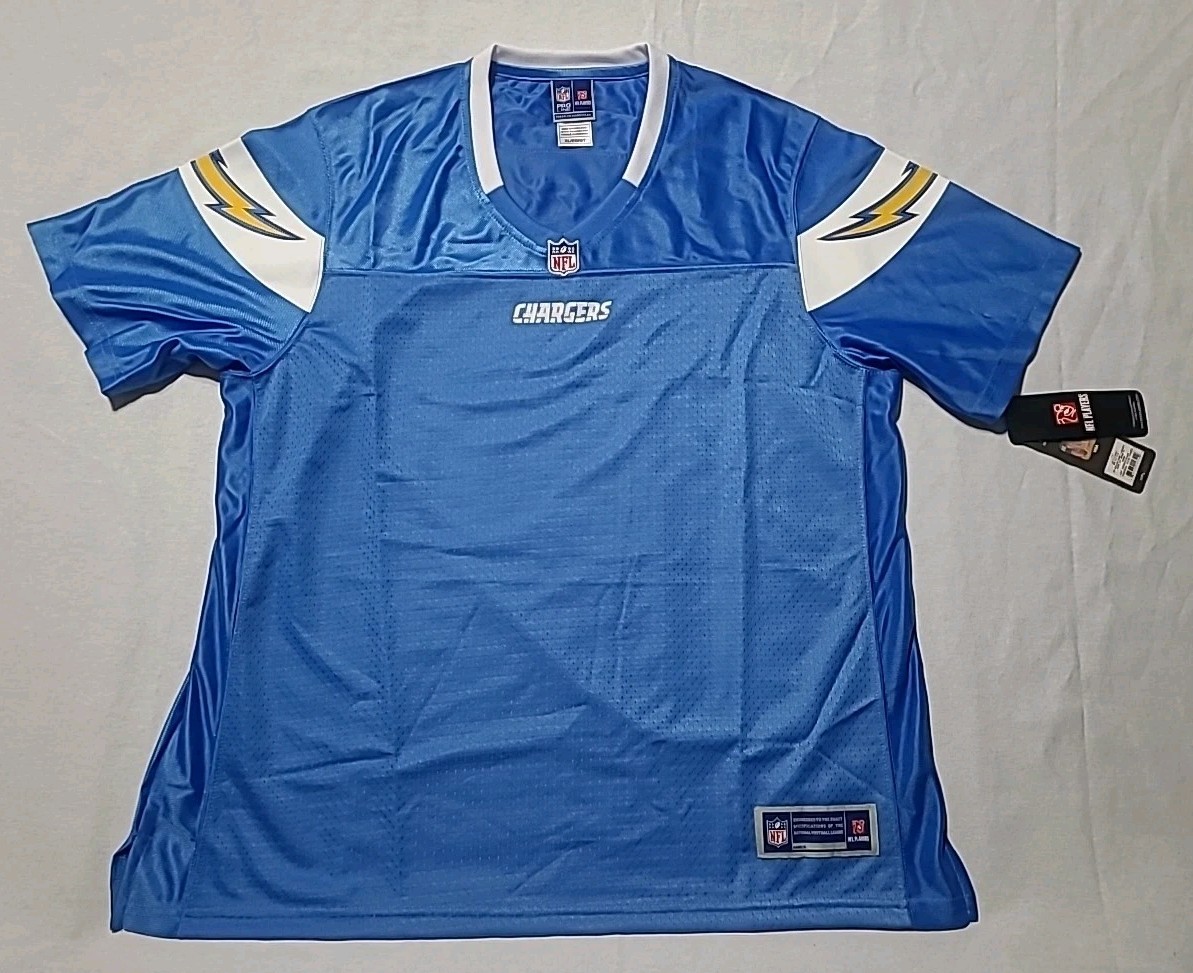 Los Angeles L.A. Chargers NFL Pro Line Jersey Blank Women’s SZ: XLarge/Blue NWT