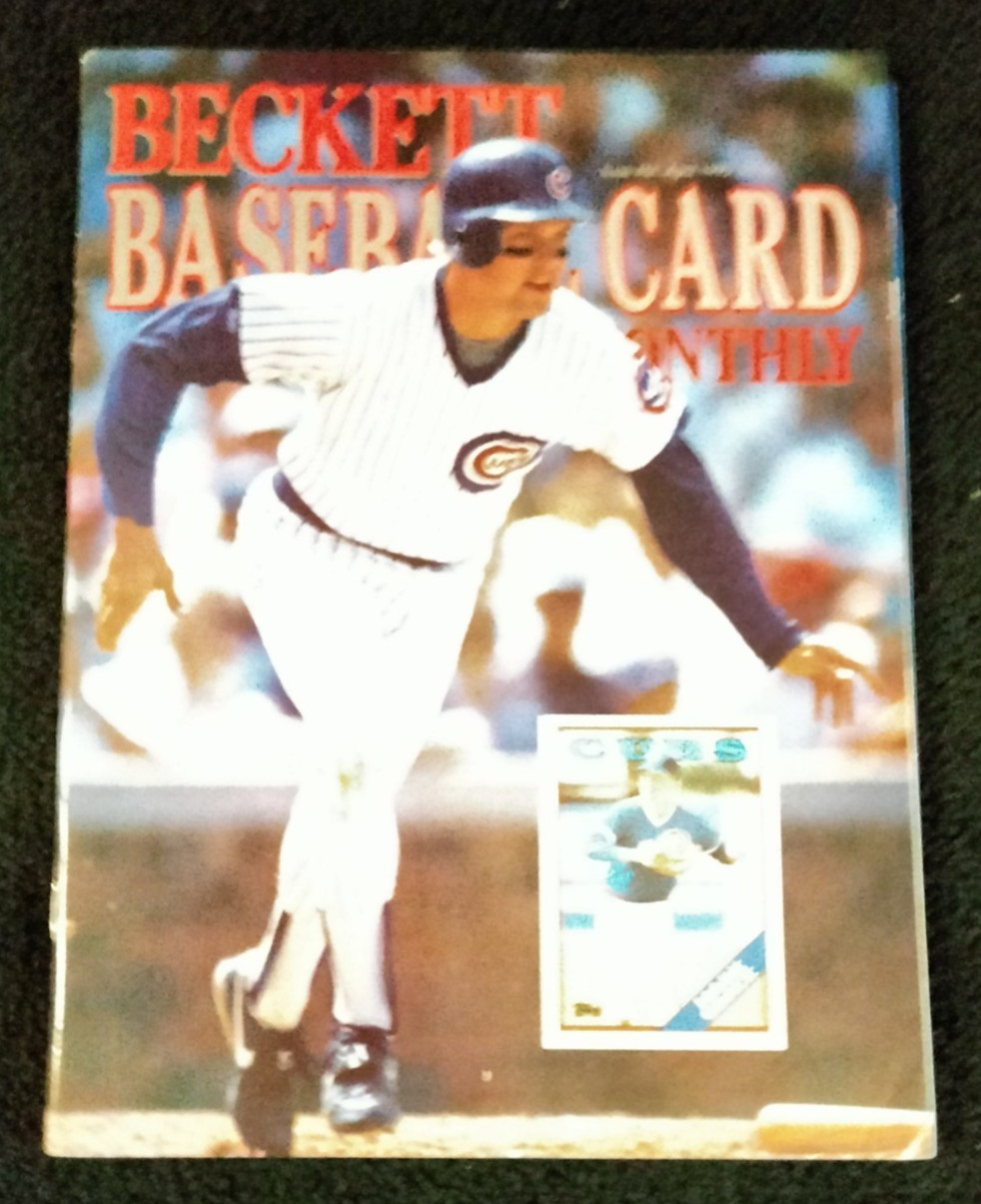 MARK GRACE BECKETT MAGAZINE APRIL 1990 BASEBALL CARD PRICE GUIDE MAGAZINE #61