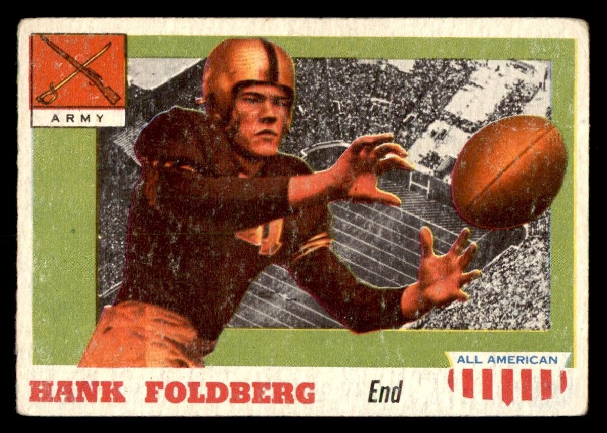1955 Topps All American Football #32 Hank Foldberg GD *g1