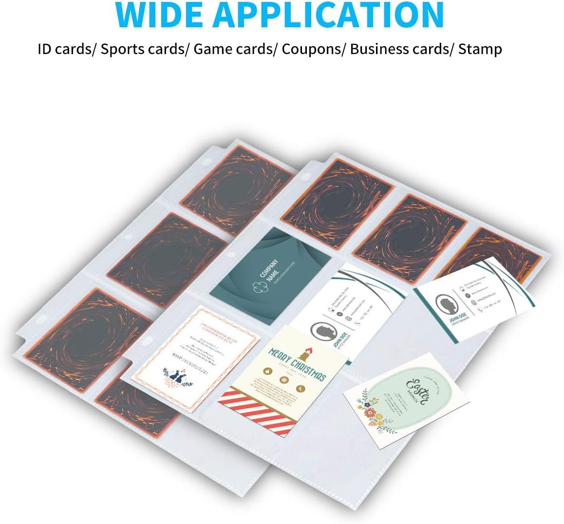 Acid-Free 9 Pocket Page Sleeves – Protection for Your Card Collection