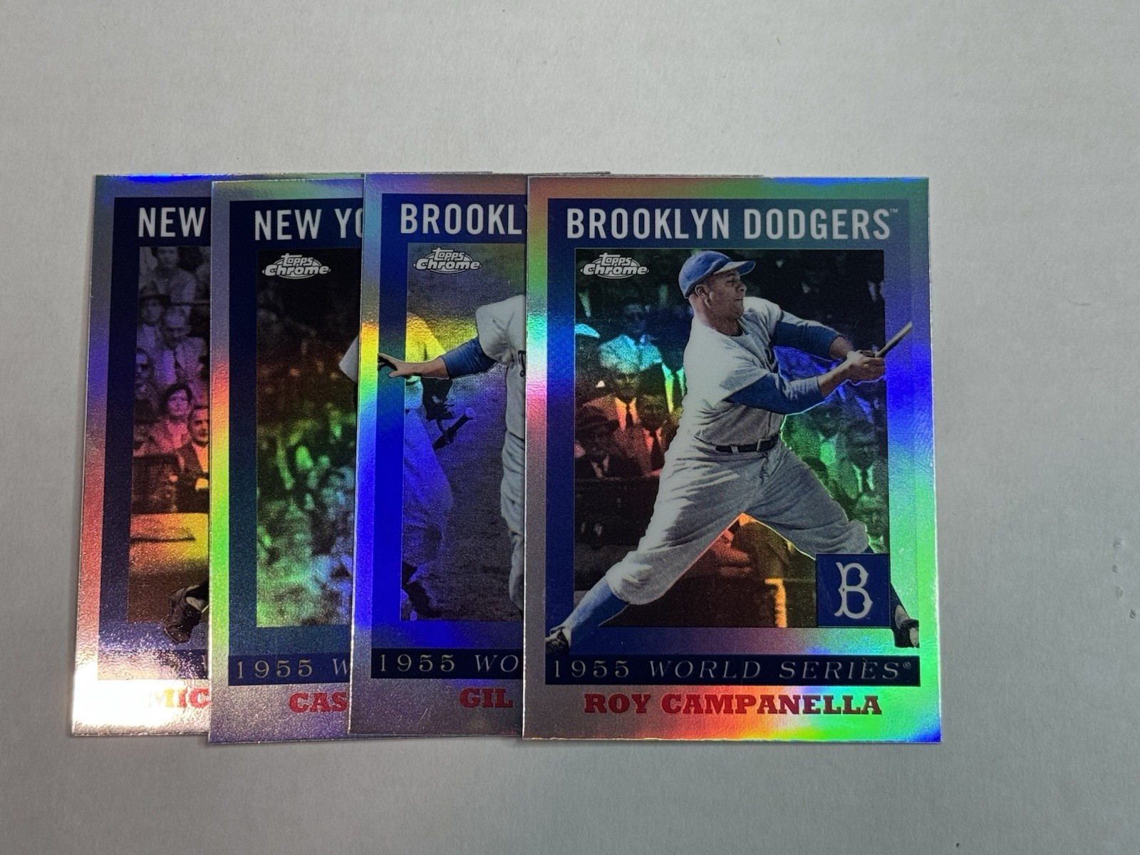 2025 Topps Chrome Platinum 1955 World Series Inserts You Pick Complete Your Set