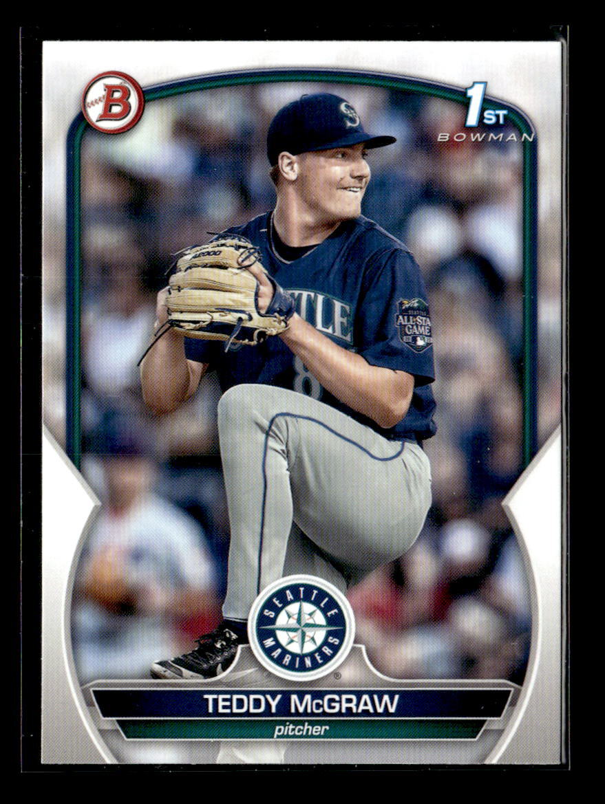 2023 Bowman Draft Paper Teddy McGraw Seattle Mariners 1st #BD-73 5 Card Lot