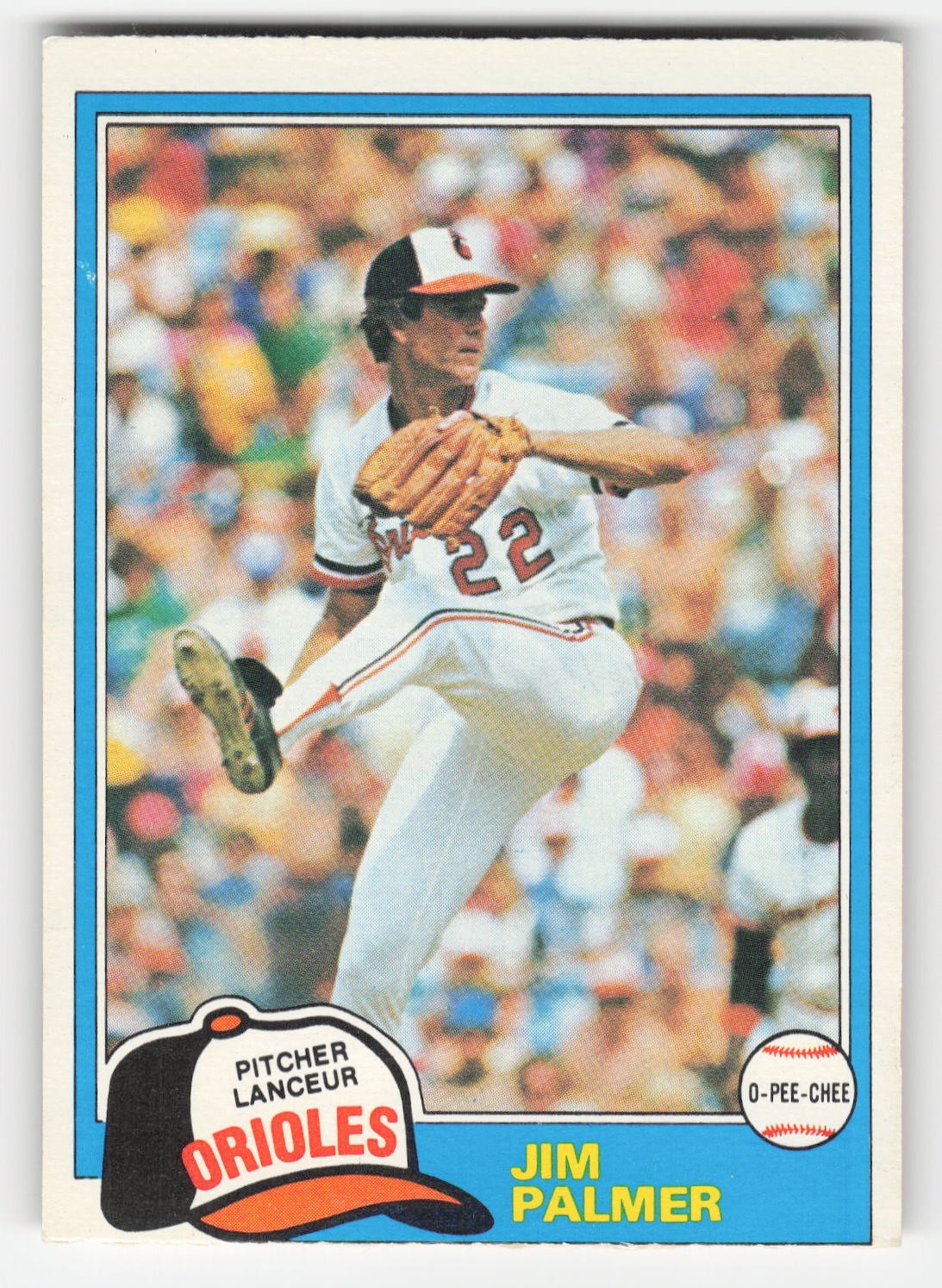 Jim Palmer 1981 O-Pee-Chee #210 Baltimore Orioles Ex