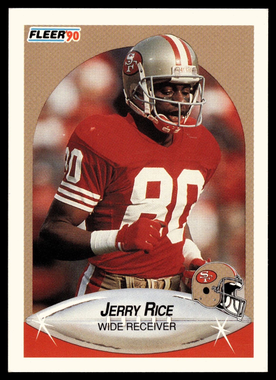 1990 Fleer – Jerry Rice #13 49ers