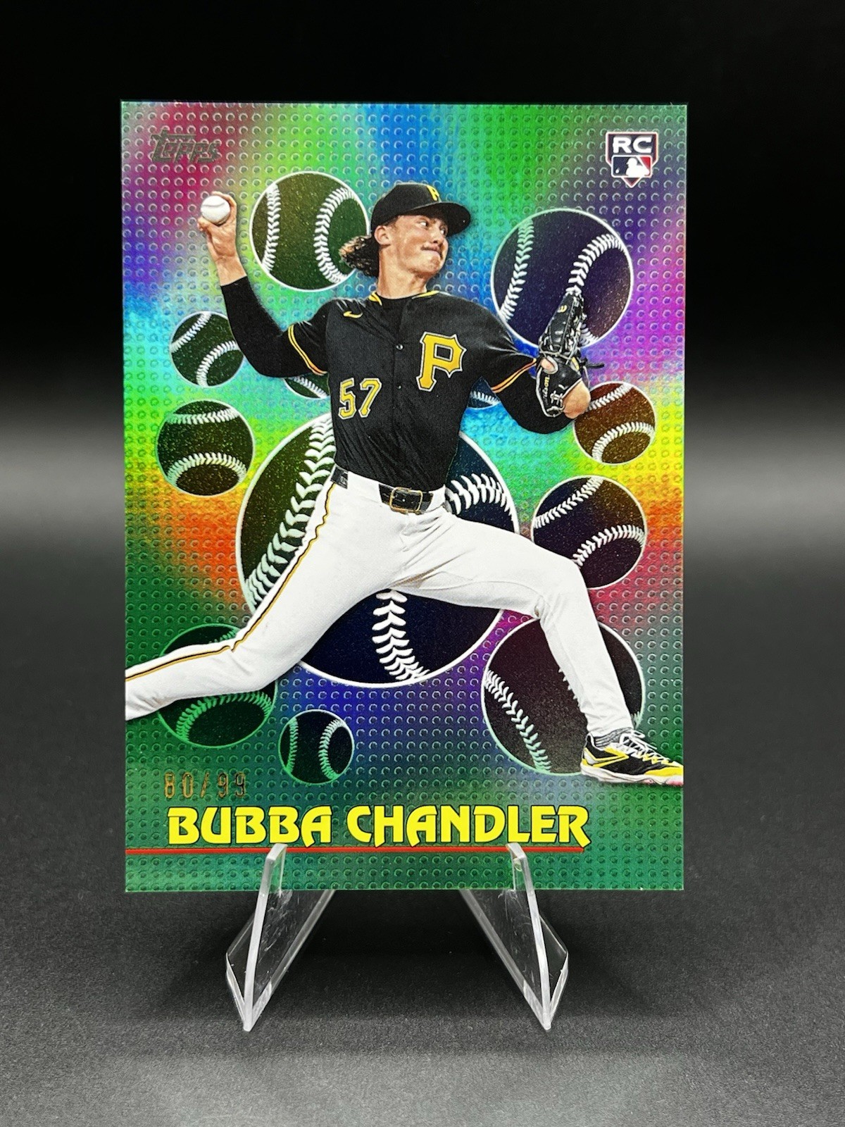 Bubba Chandler RC 2026 Topps Titans of The Game Green Foil /99 Pirates #TOG‑36