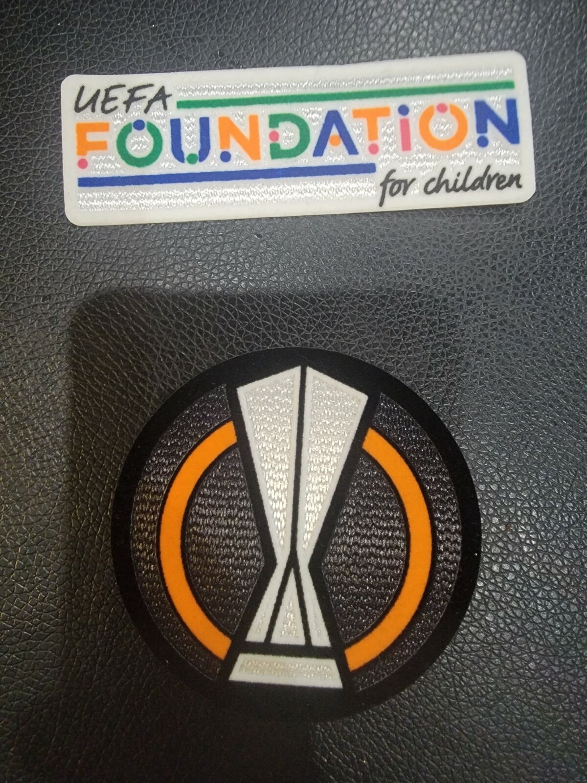 UEFA Europa League Sleeve Badge Set – Foundation For Children.. Any Team…