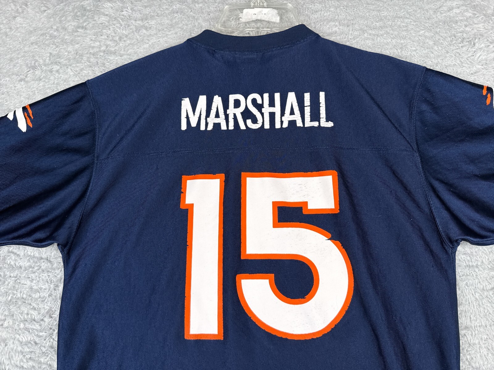 Denver Broncos Football Jersey Youth Extra Large Blue #15 Brandon Marshall