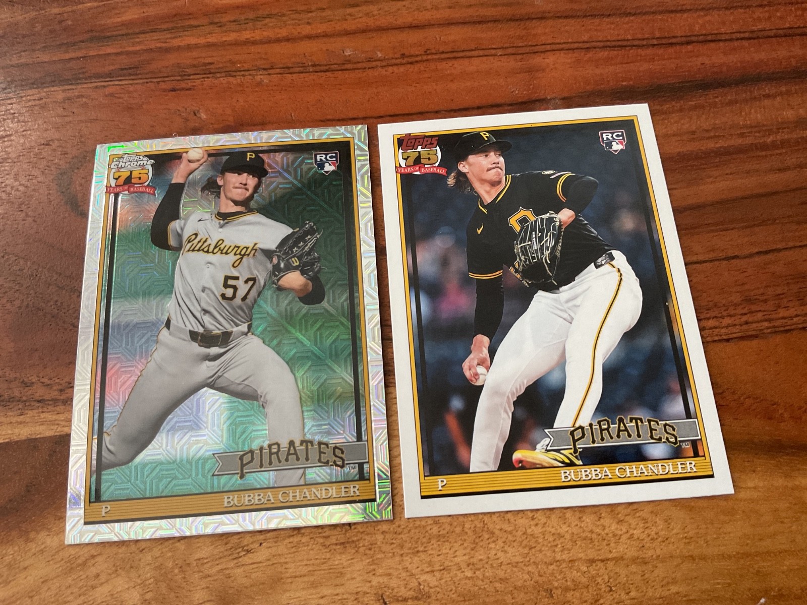 2026 Topps Series 1 Bubba Chandler 91C-75 1991 Silver Pack Mojo RC & T91-51