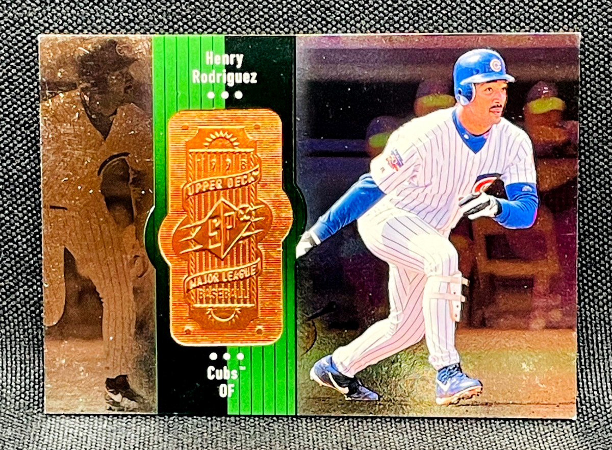 1998 Upper Deck SPx Finite Baseball /9000 – HENRY RODRIGUEZ #257 – CHICAGO CUBS