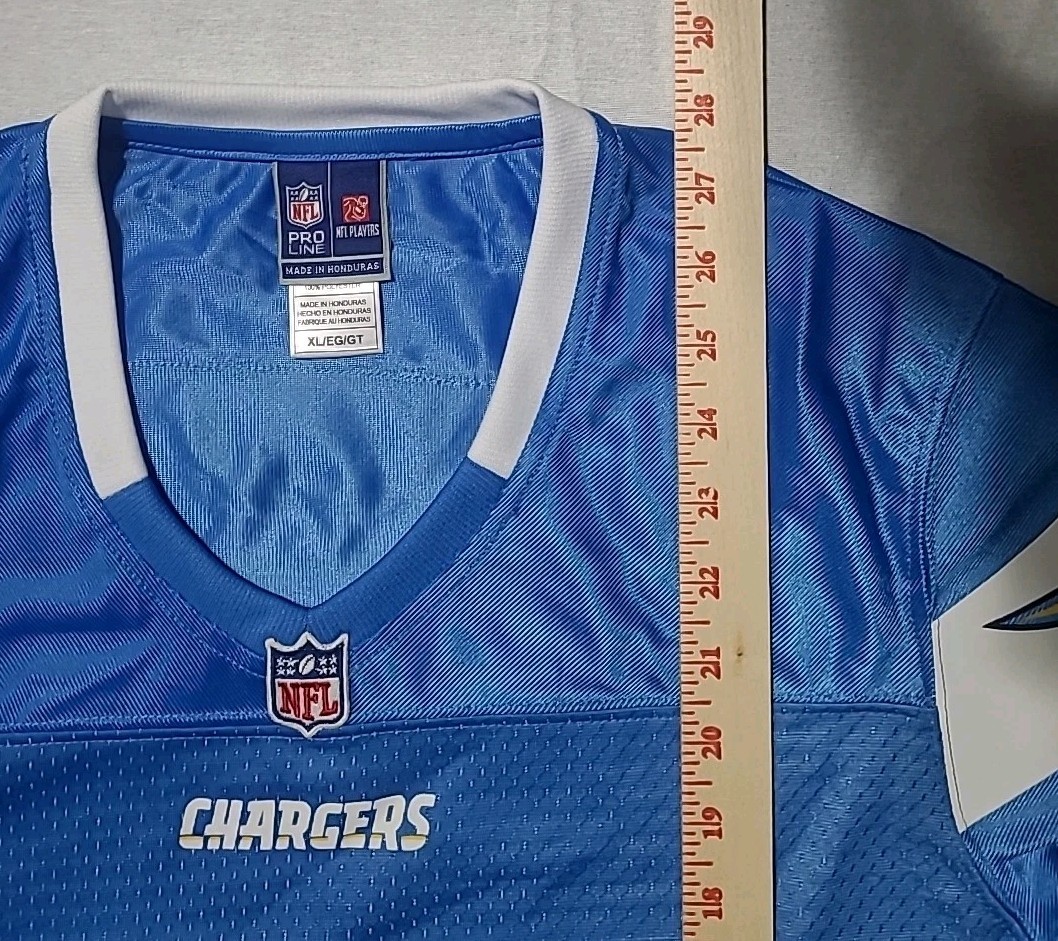 Los Angeles L.A. Chargers NFL Pro Line Jersey Blank Women’s SZ: XLarge/Blue NWT