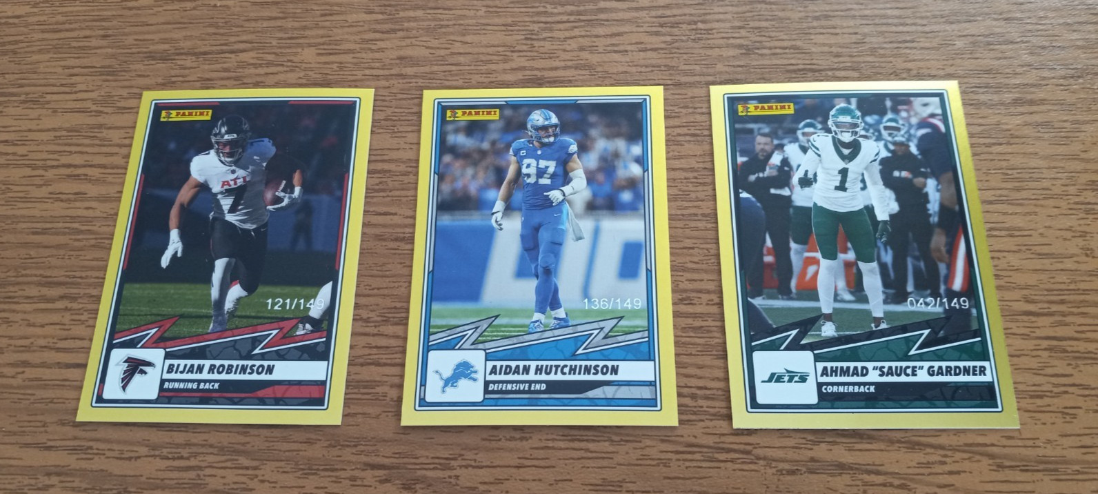 2025 Panini NFL Sticker INSERT BASE & PARALLEL Card Singles – Create Own Lot
