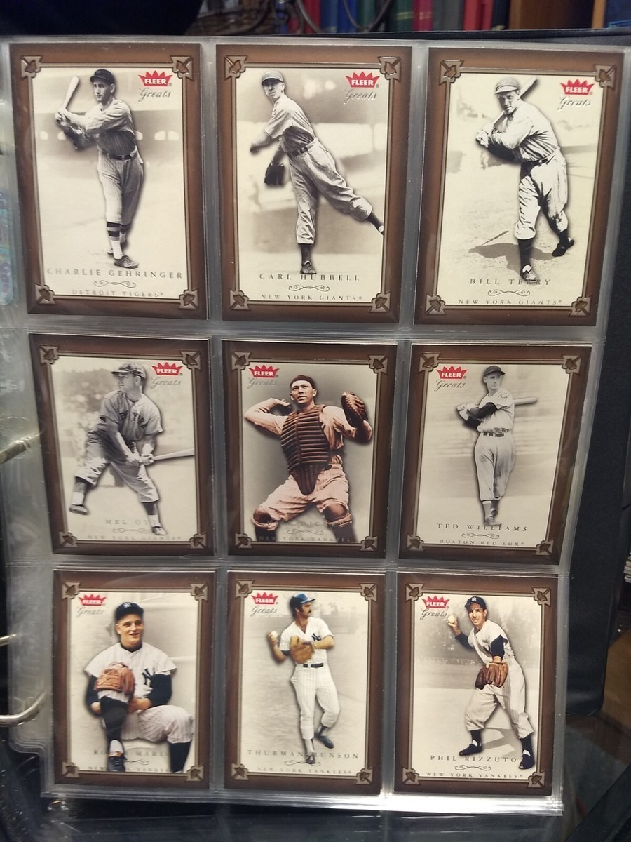 2004 Fleer Greats of the Game Baseball – Pick your Players