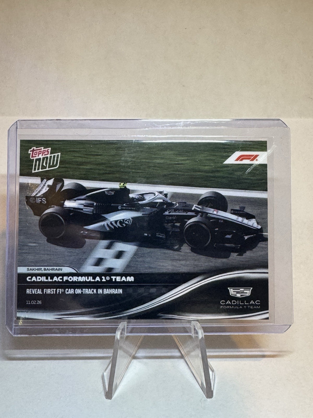 2026 Topps Now F1 – Cadillac Formula 1 Team – First Card #11