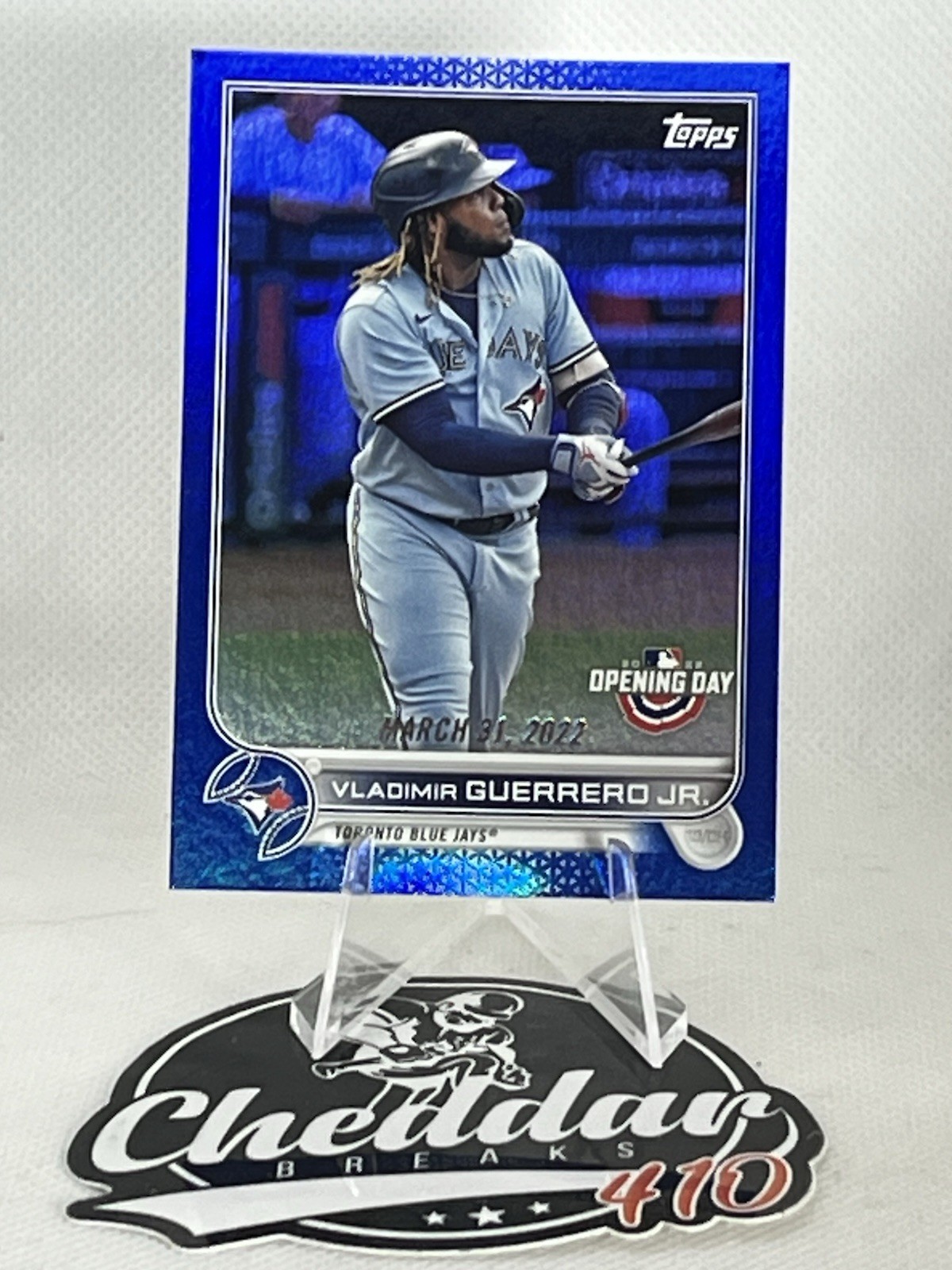 2022 Topps Opening Day Vladimir Guerrero Jr. Blue Foil #220 Jays