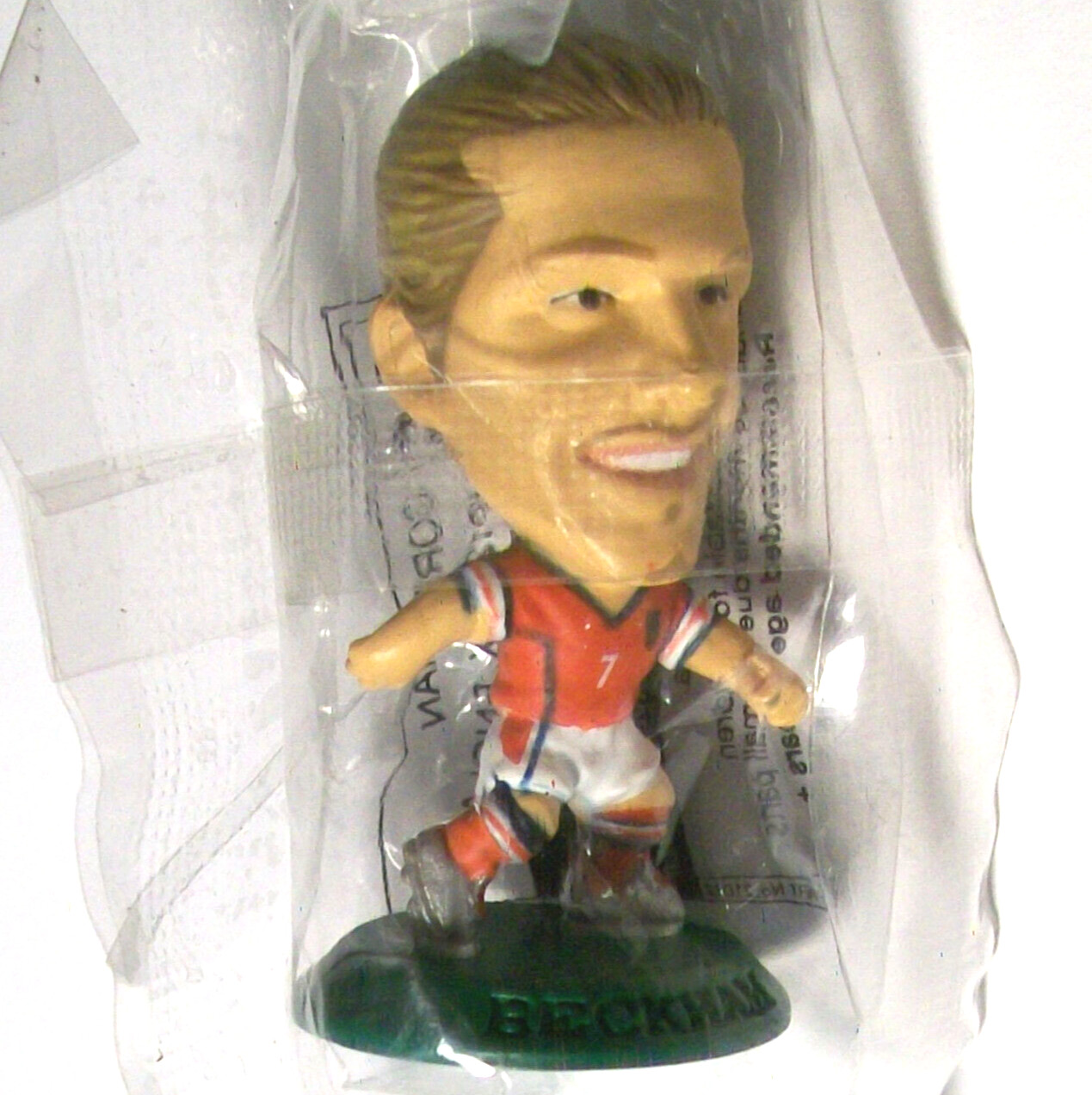 Corinthian Microstars ENGLAND Away BECKHAM (Pony Tail) MC2393 GREEN BASE – UK S9