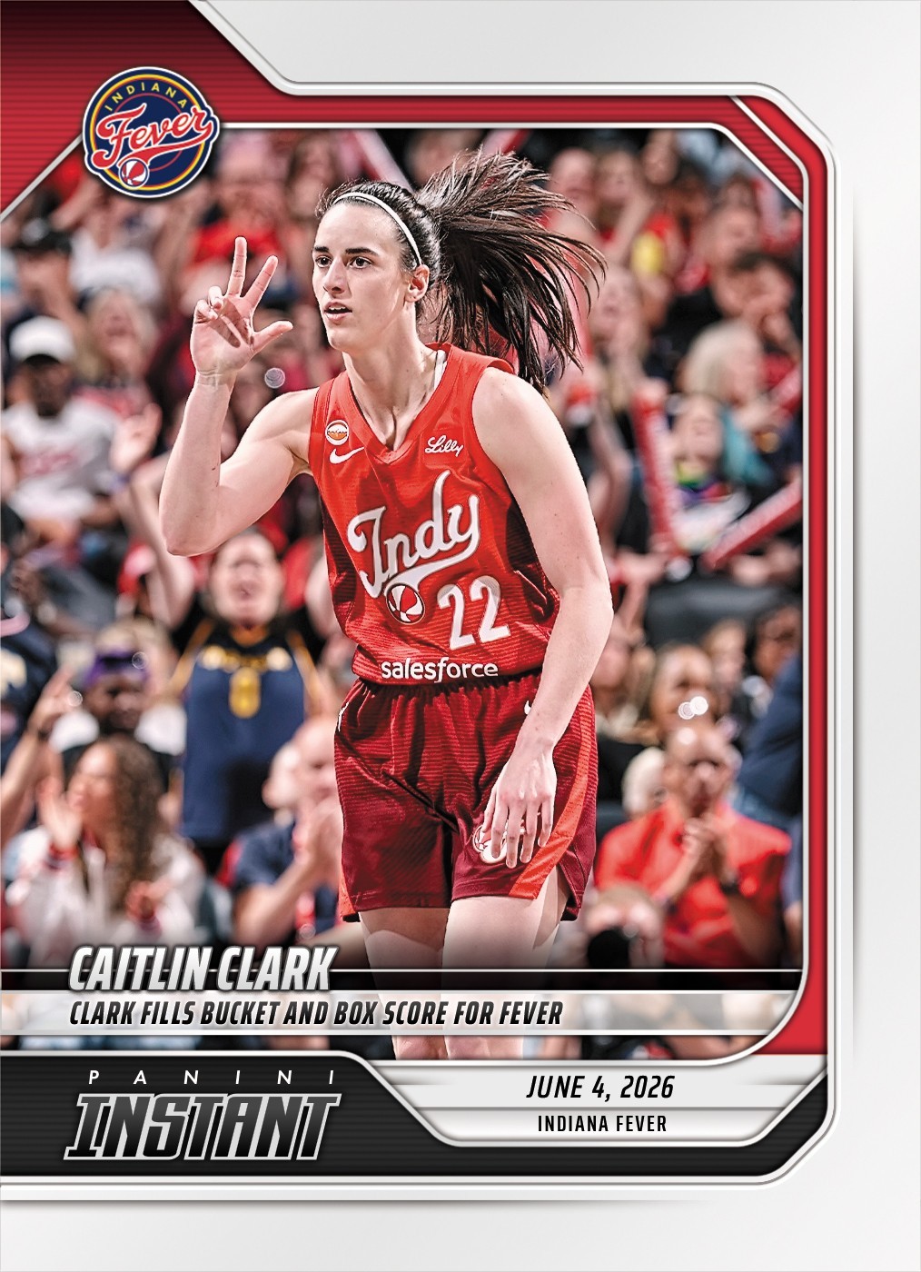 2026 Panini Instant WNBA #124 Caitlin Clark Indiana Fever PRESALE