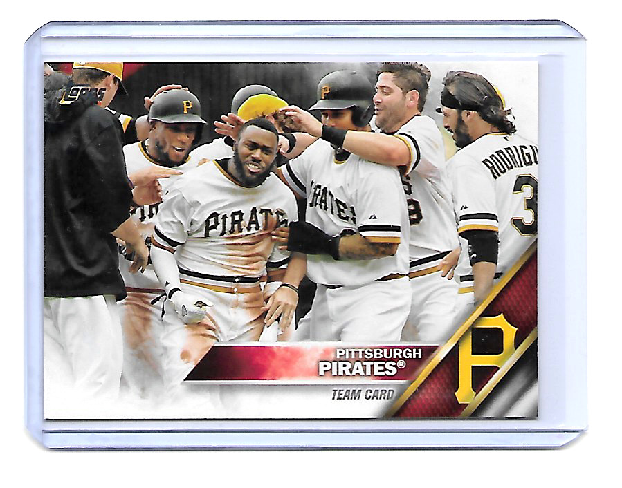2016 TOPPS SERIES ONE PITTSBURGH PIRATES TEAM BASE CARD – CARD #65 – FREE SHIP