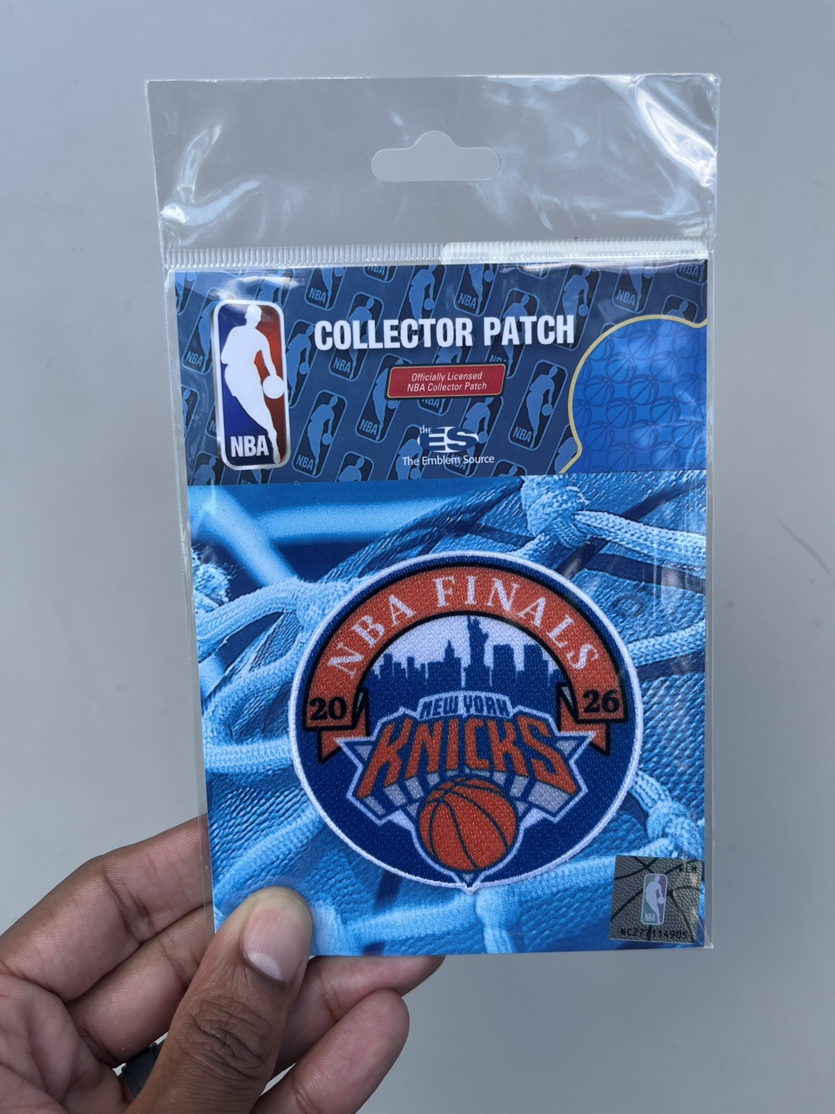 2026 NBA Finals Champion NY Knicks Collector Patch
