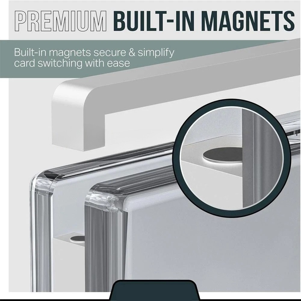 Premium Acrylic Magnetic Clear Display Protector Case for BGS Graded Card Slab