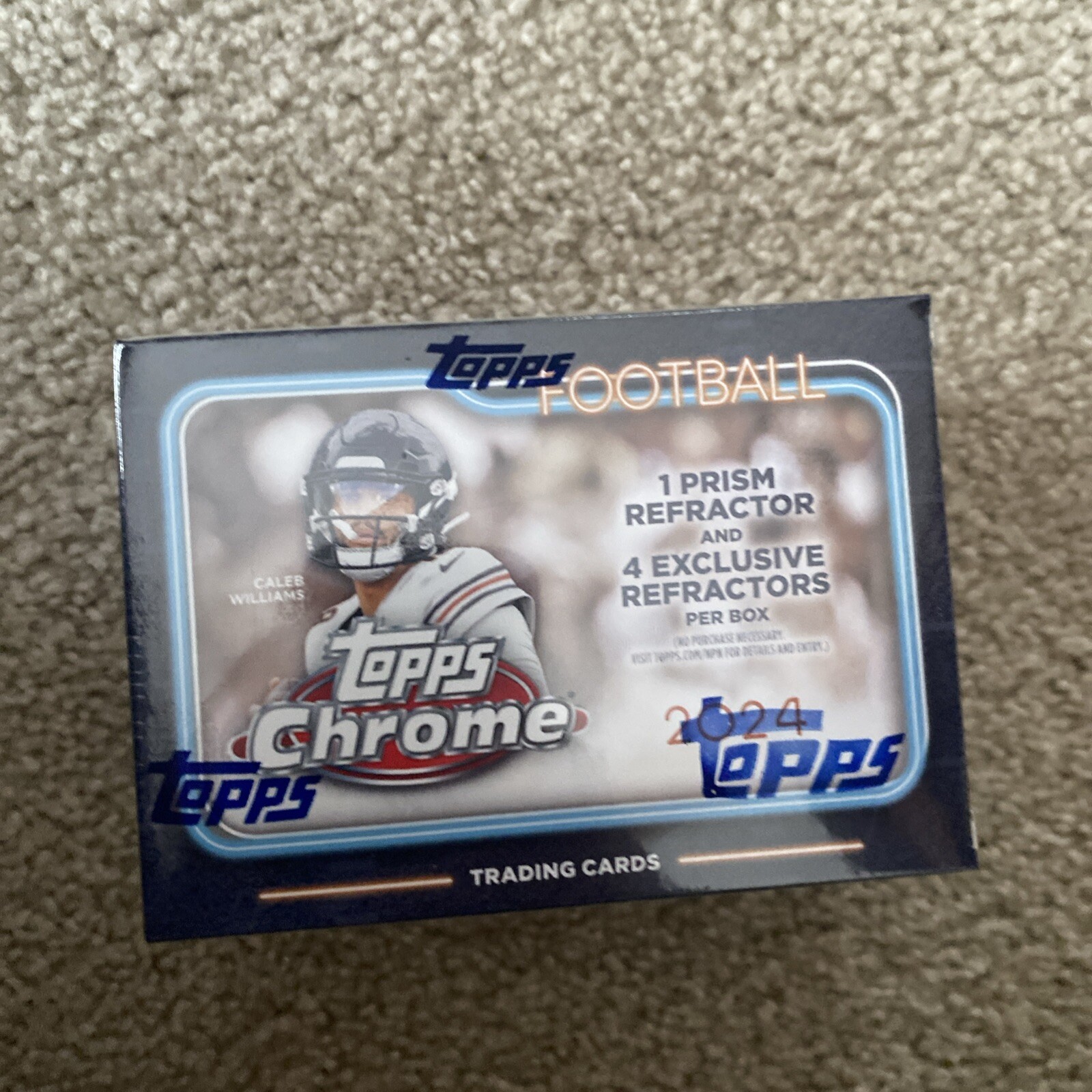 2024 TOPPS CHROME NFL FOOTBALL BLASTER VALUE BOX FACTORY SEALED In Stock