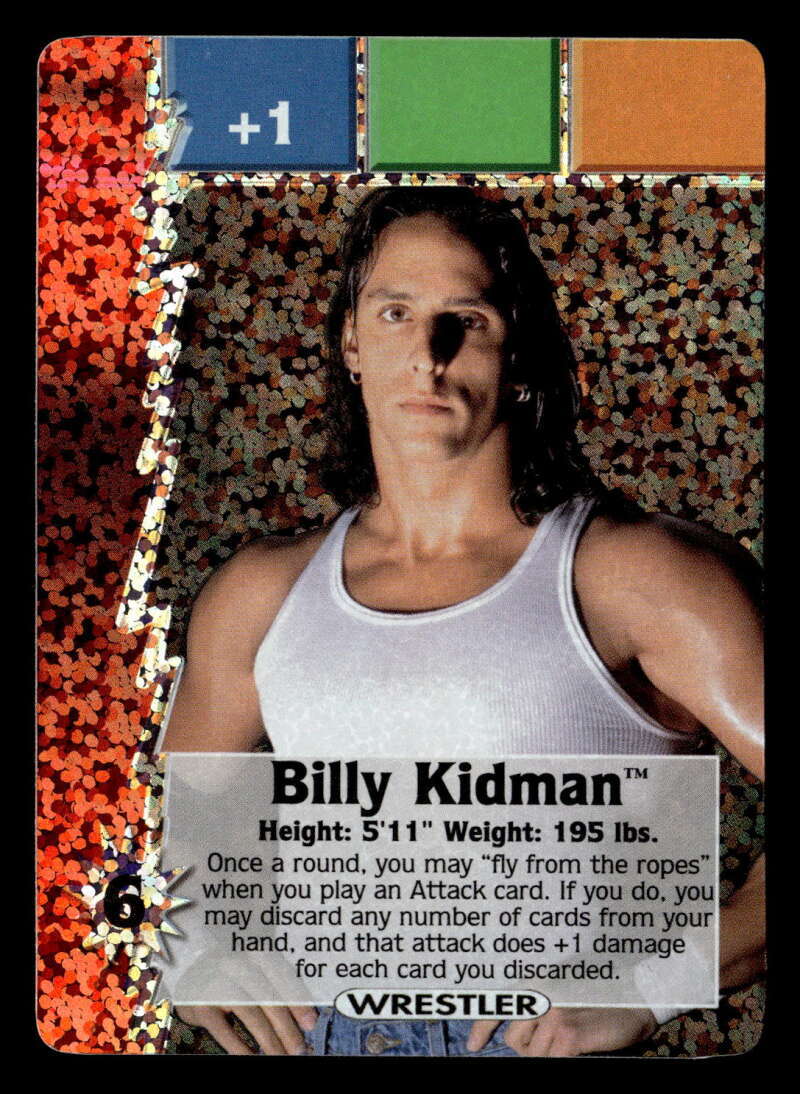 2000 Wizards Of The Coast WCW Nitro TCG Billy Kidman Sparkle Foil SP ES7914
