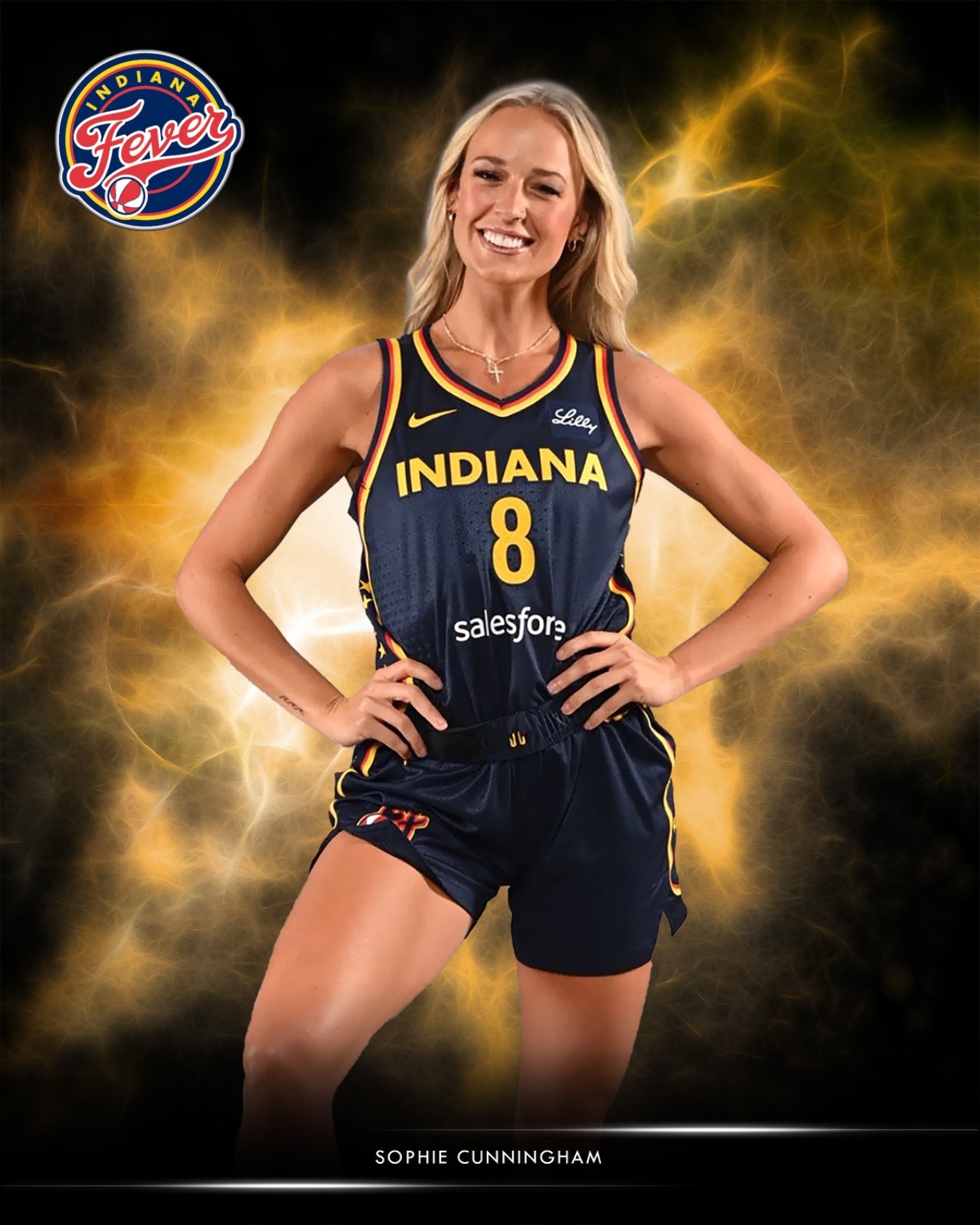 Sophie Cunningham WNBA Indiana Fever 8×10 Photo