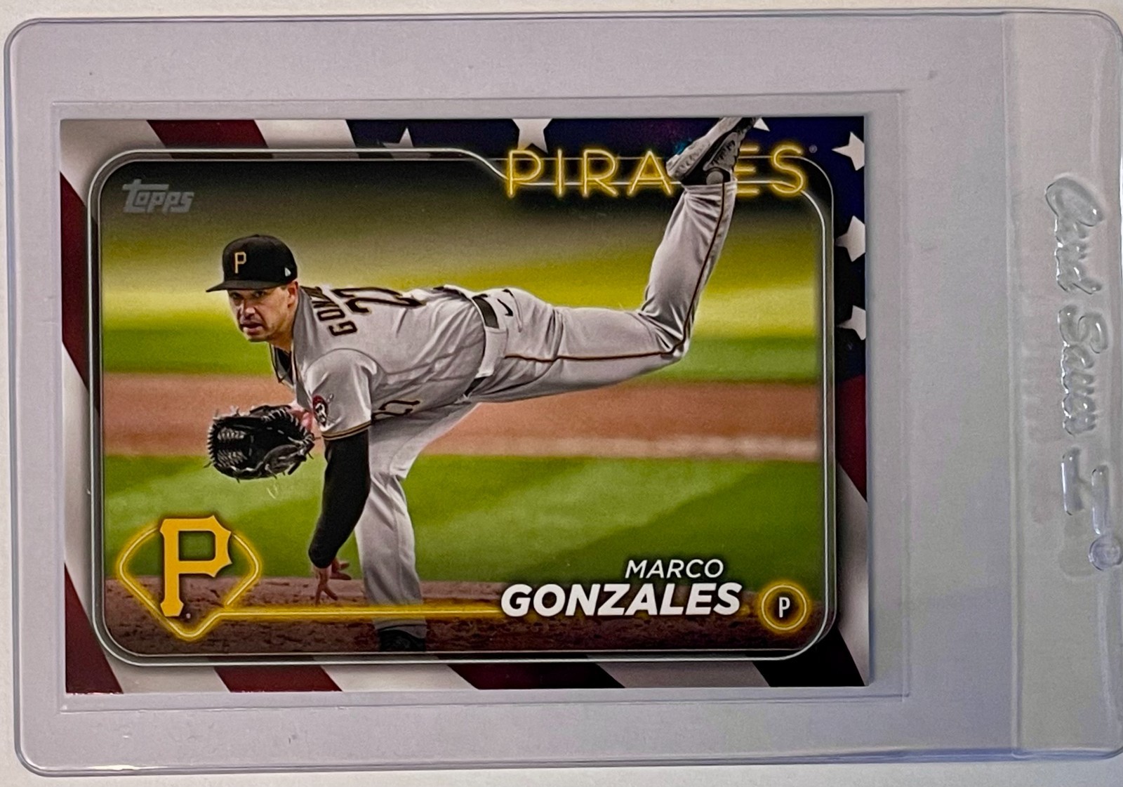 Marco Gonzales 2024 Topps #682 Independence Day /76