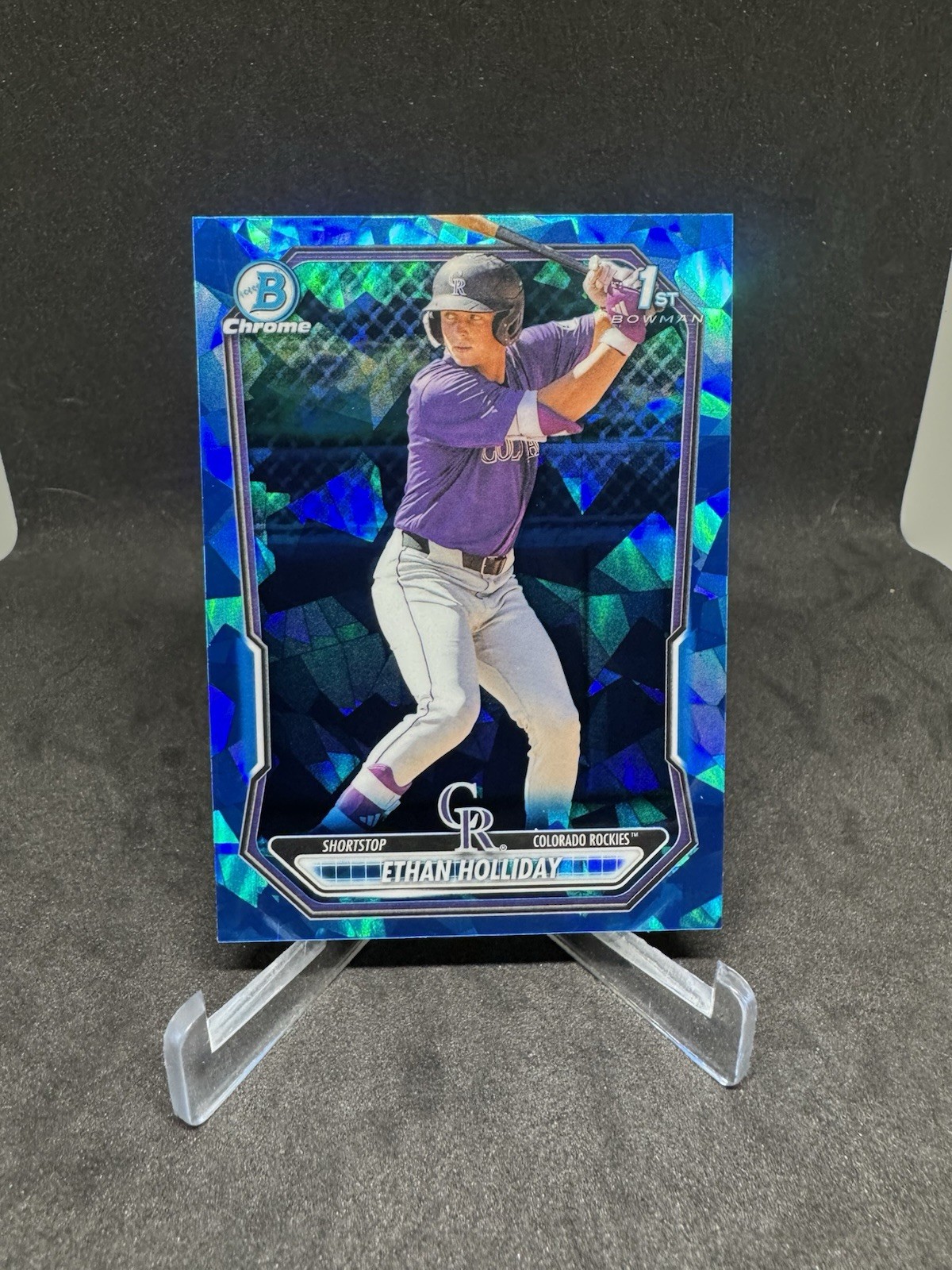 2026 Bowman Sapphire Ethan Holliday Chrome 1st Prospect #BCP-1 Rockies (RC)