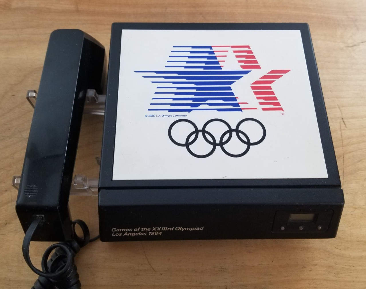 Vintage Olympic Games Phone 1984 LA Olympic Committee Telephone Landline Decor