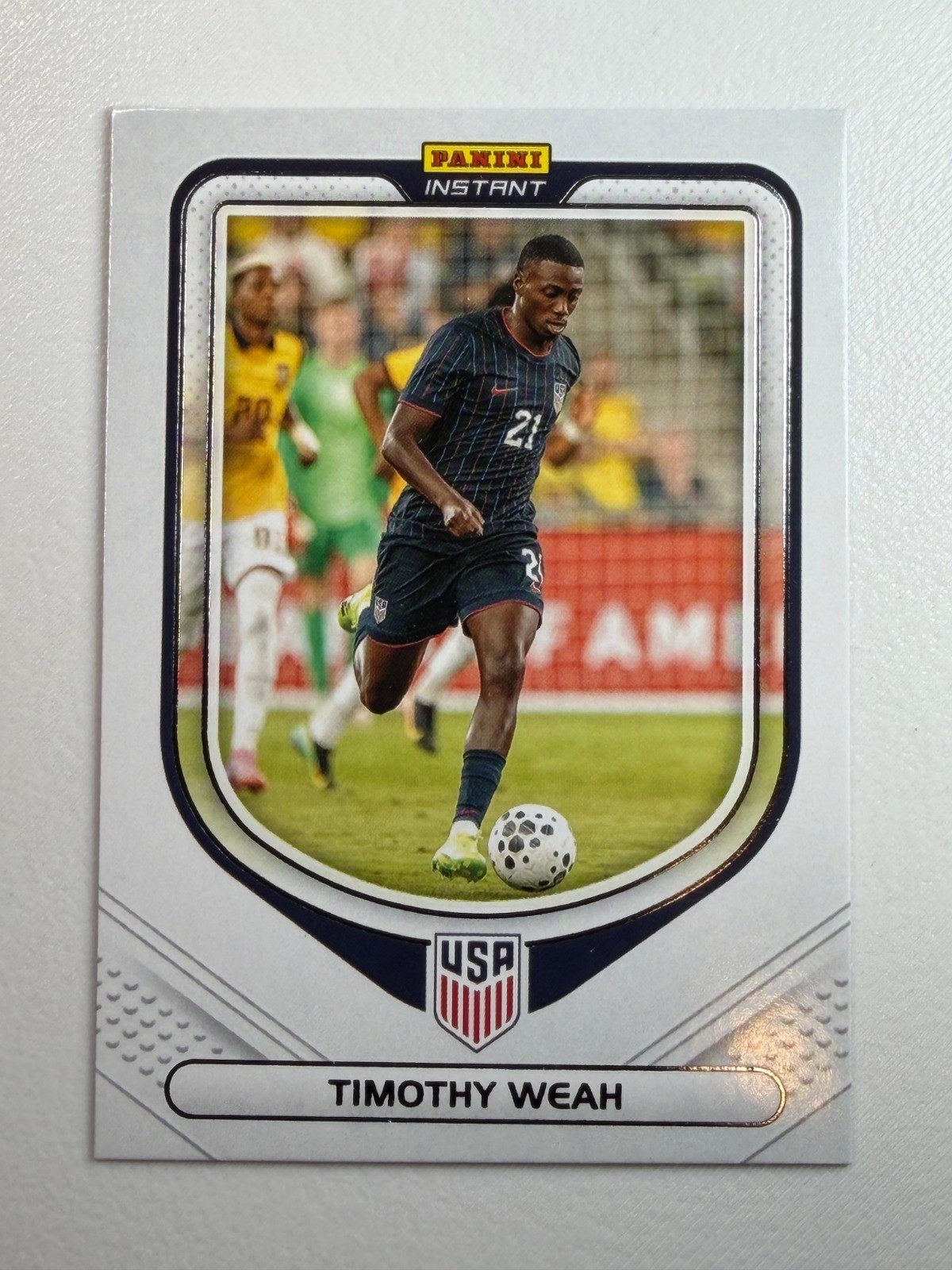 2026 Panini Instant Soccer – USA 🇺🇸 Timothy Weah #37