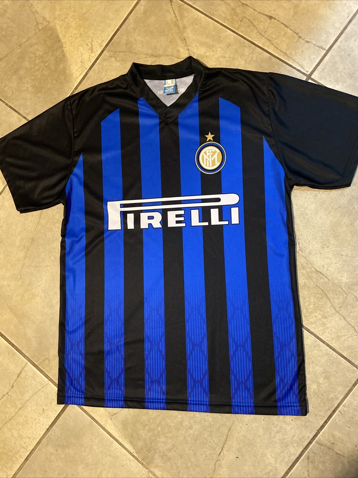 Inter Milan Nainggolan # 14 Soccer Jersey Sz Small Made In Italy Authentic Blue