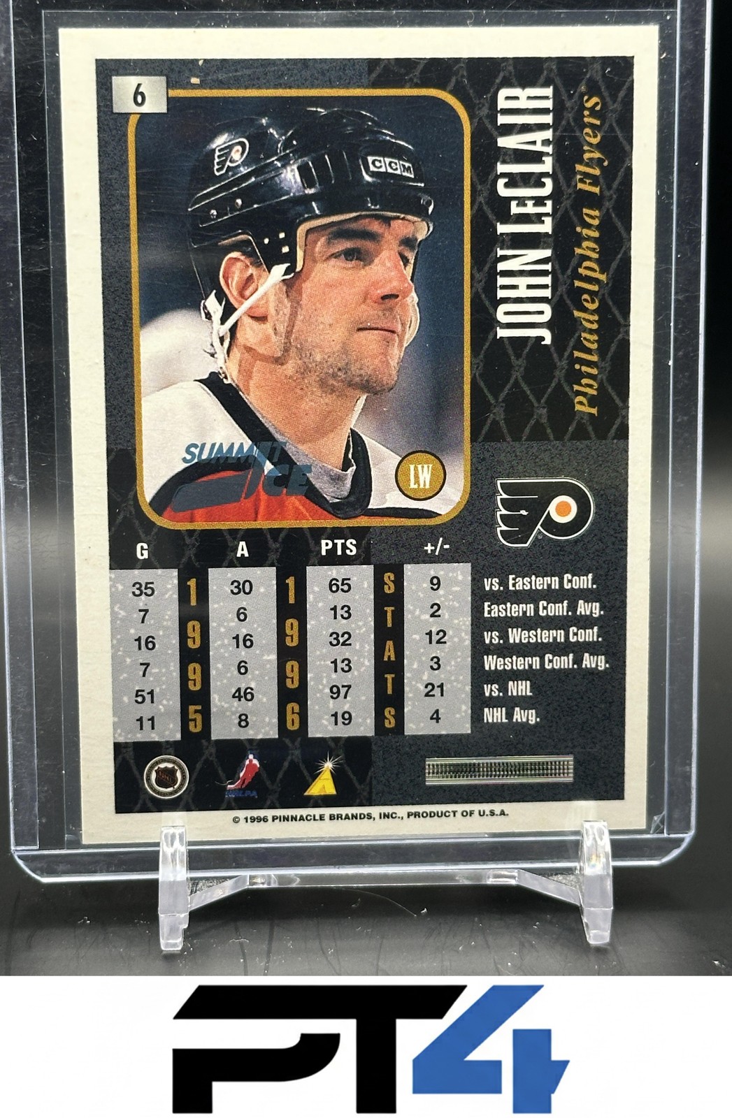 1996-97 Pinnacle Summit #6 John LeClair Ice