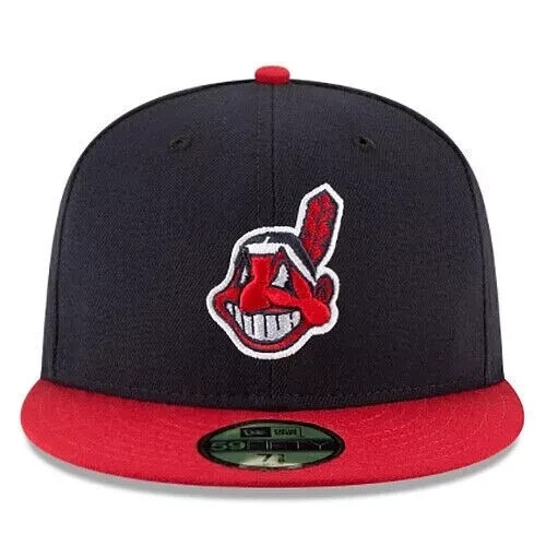 NEW Cleveland Indians CLE MLB Men’s 59FIFTY Fitted Cap – 5950 Hat