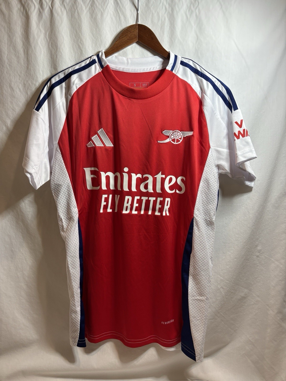Adidas ARS Home Soccer Jersey Saka #7 2024/25 Red, Men’s Small NWT