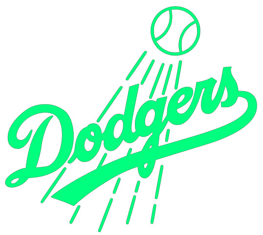 LA Dodgers Vinyl Decal Sticker – You choose color and size