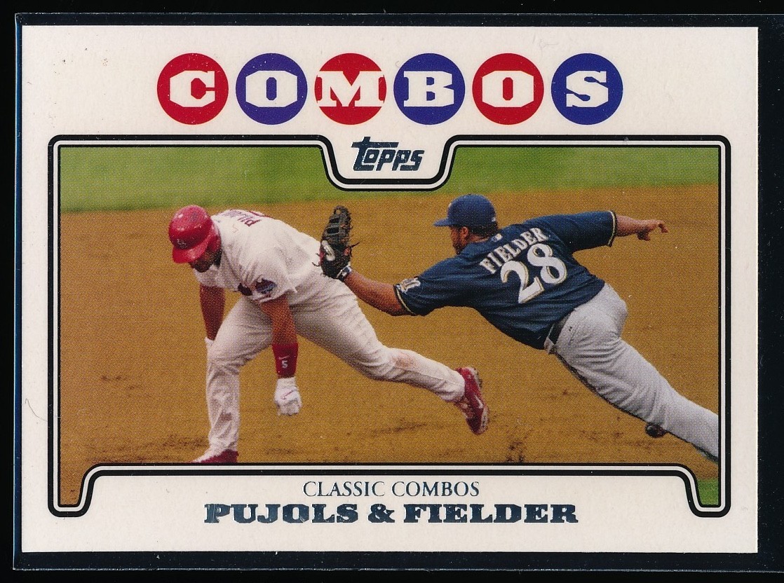 2008 Topps Albert Pujols Prince Fielder #536 Classic Combos
